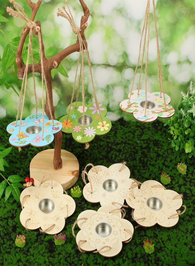 DoubleFill مجموعة أدوات صنع مغذيات الطيور من دبل فيل، 24 قطعة، للأطفال من سن 3 إلى 8 سنوات. اصنع بنفسك مغذيات طيور خشبية، أنشطة فنية وحرفية للأطفال. اصنع بنفسك زينة خشبية غير مكتملة، مجموعات تلوين، أشغال يدوية خارجية لعيد الحب. - Image 4